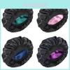 Double Layer Satin Sleep Cap With Adjustable Fit For Comfort And Style