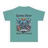 GAming Game Over Back To School Tee, Youth T-Shirt Gift Kids Train Adventure