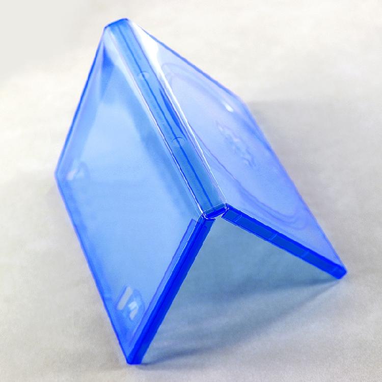 Blue CD Single Double Discs Storage Bracket Holder  Games Disk Cover for C