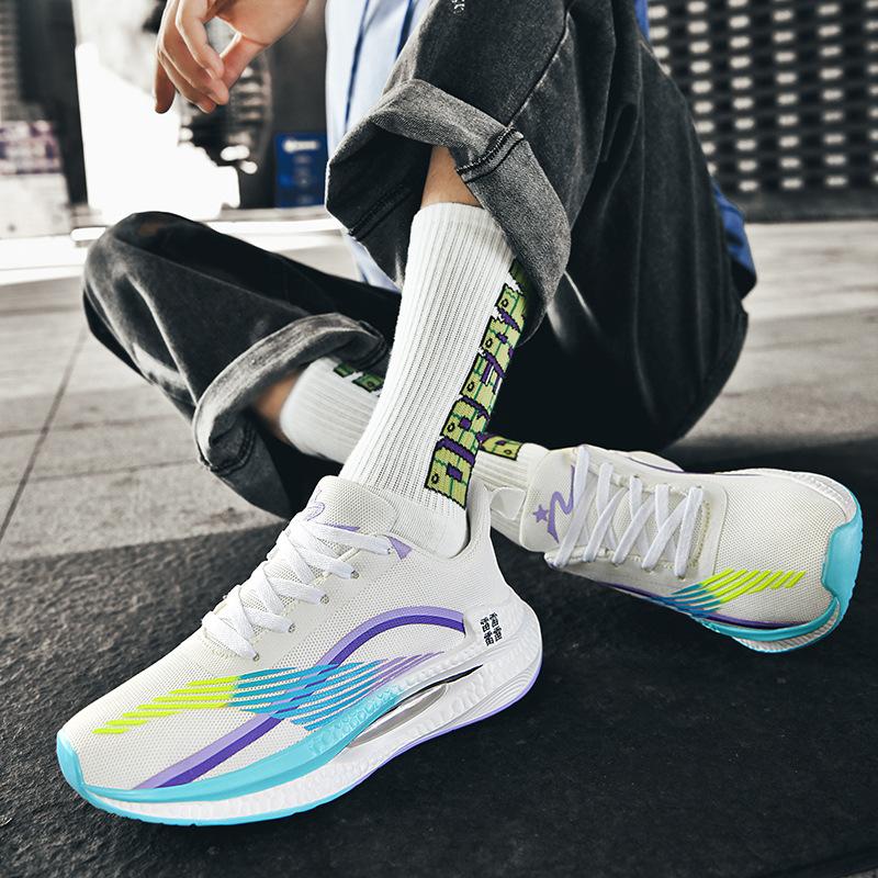 Herren Carbonplatten Laufschuhe Luftpolster Stoßdämpfung Rebound Sport Student Lässig Sport Paar Schuhe