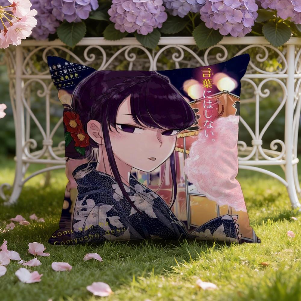 K-Komi Can't Communicate Cushion Cover Home & Car Dual-Scene Pillow Cover: Reversible for Premium Comfort