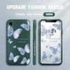 Módní pouzdro na telefon Butterfly pro Xiaomi Redmi POCO Mi 11 Lite 5G Note10 Pro Soft Full Protection Square Tekutý silikonový zadní kryt na mobil