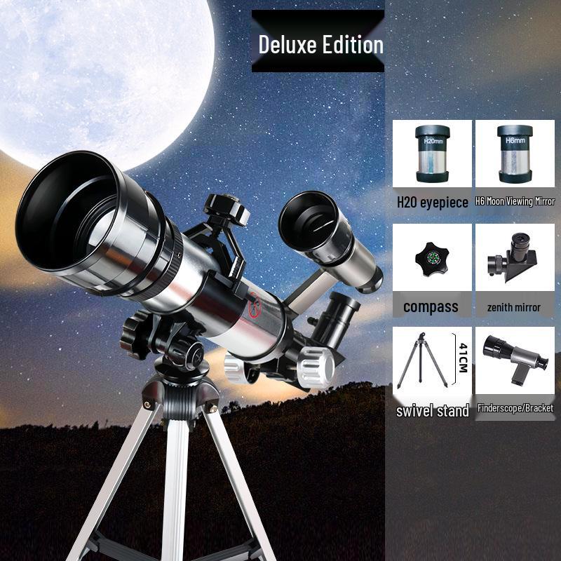 High-Definition Astronomical Telescope for Primary School STEAM Learning