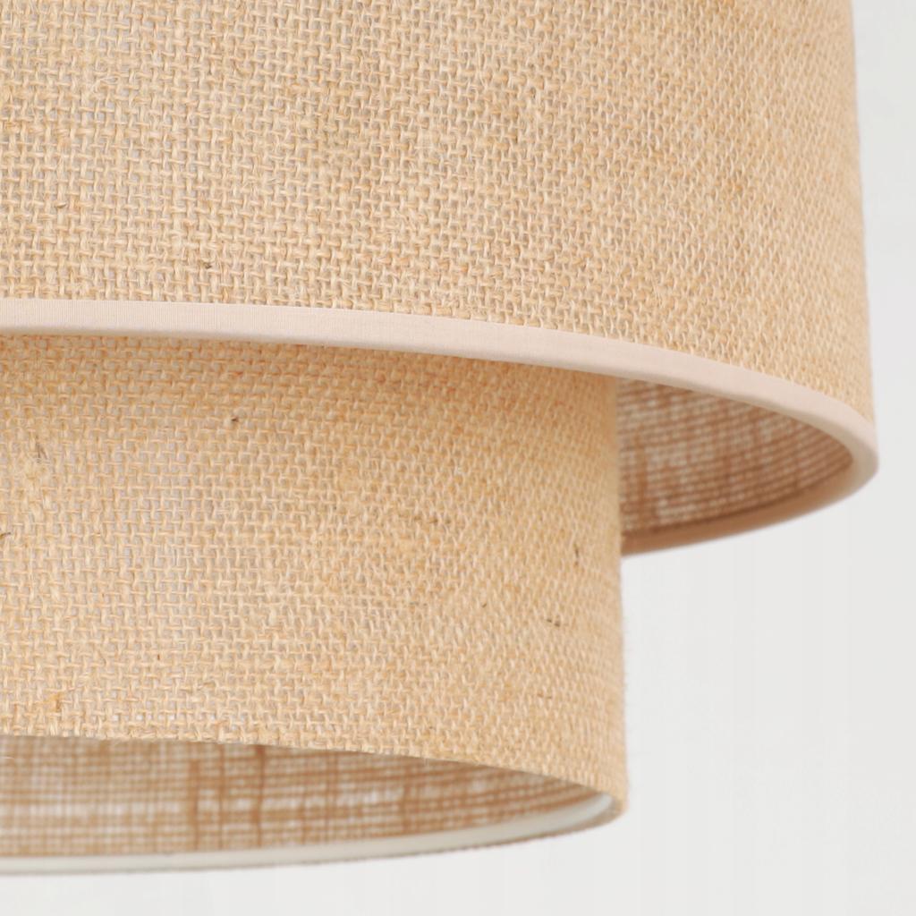 Hanging Lamp, Ceiling Chandelier, Lampshade, Boho Juta