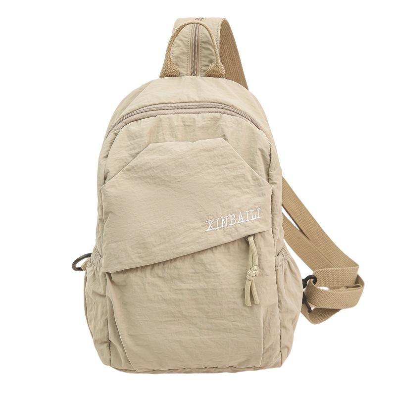 Outdoor travel small backpack backpack new fashion versatile student shoulder leisure bag oblique span breast bag