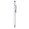 6-in-1 Multitool Pen Multi-Functional Pen with Ruler Level Gauge Ballpoint Pen Stylus Pen Screwdriver Christmas Gadget Gift for Men Dad Husband