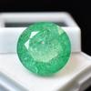 Natural Green Emerald 26.95 Ct Round Cut Loose Gemstone For Best Gift