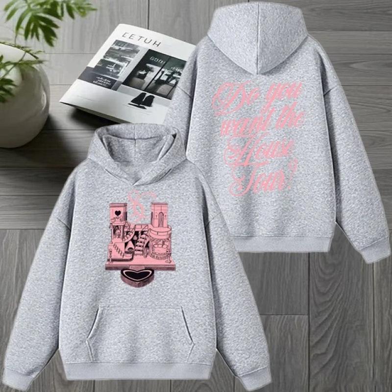European Size Sabrina Carpenter Concert Tour Unisex Double-Sided Print Hoodie