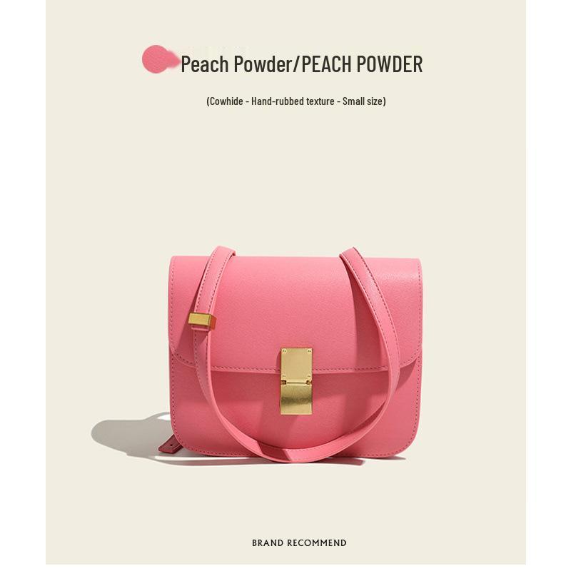 Borsa a Scatola Tofu in Vera Pelle Retrò 2025: Borsa a Tracolla Quadrata di Alta Gamma per Donna - Matrimonio & Moda