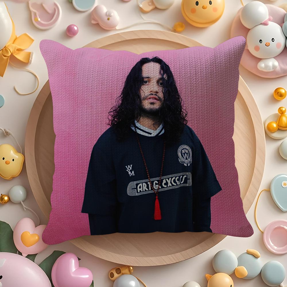 Demon Singer Rapper Rnb R-Russ Pillow Case Sofa Living Room Bedroom Headboard Backrest Cushion Square Cushion