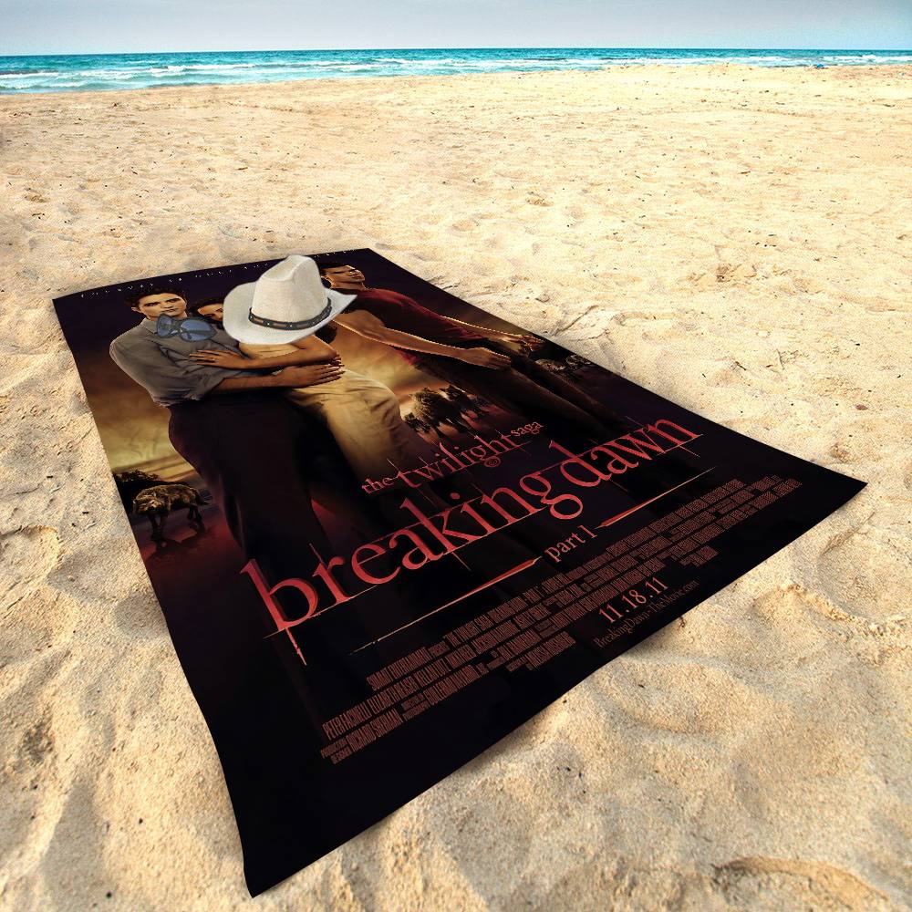 Classic Movie Twilight Big Microfiber Beach Towels Quick Dry Towel Sand Beach Towels Pool Towel For Travel Swim Pool Yoga