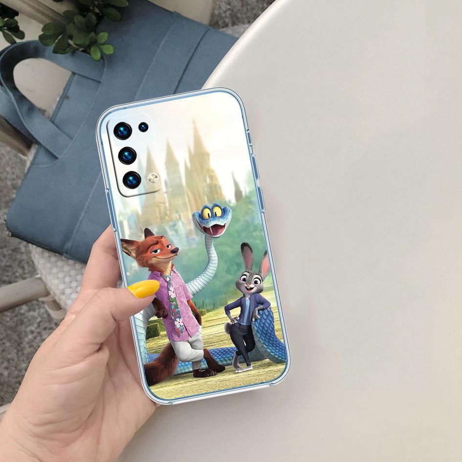 

CJ105 Zootopia Disney Soft Shell Transparent Phone Case for Motorola Moto G7 G8 G9 G84 G85 G73 G24 G15 Z2 Play Power Plus Motorola Moto G24