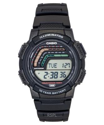 Digital Resin Strap Quartz WS-1800-1AV 100M Men's Watch