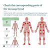 60W Upgrade LCD Touch Screen Deep Massage Smart Fascia Gun w/ 5 Silicone Heads