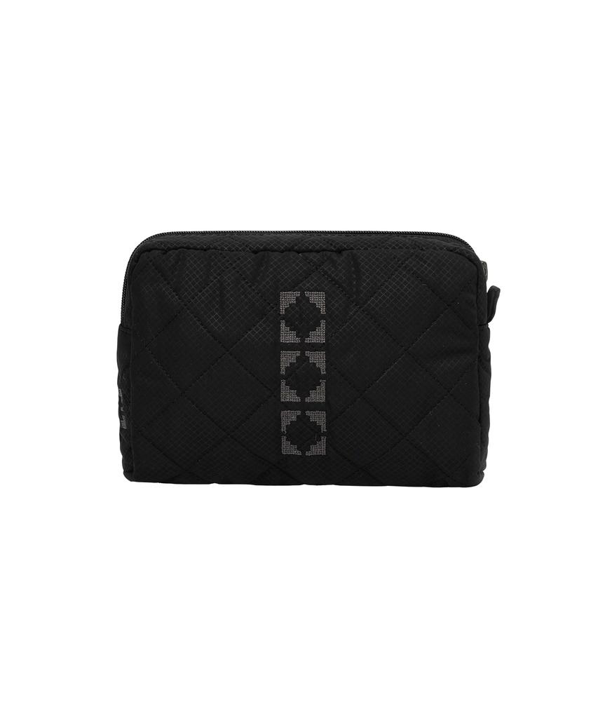 Wellbeing Express Quilted Pouch Black
