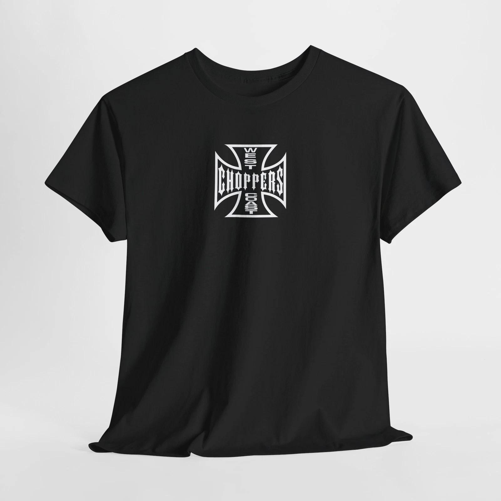 Men s and Women s T-shirts West Coast Choppers Black T-Shirt – Unisex Biker Tee for Men or Women L