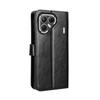 For TECNO Pova 7 5G PU Leather Case with Strap Crazy Horse Texture Phone Wallet Cover