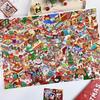 Christmas Eve 3D Landscape Stickers Extra Large Size with Tweezers Story Scene Sticker Grindelwald‘s Xmas Miniature Sticker Book