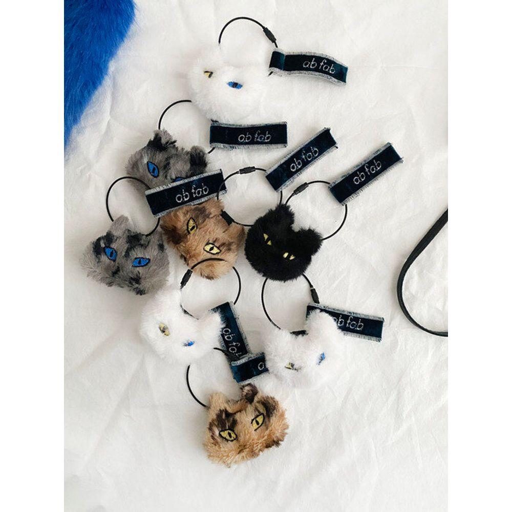 Ab Fab Myam Mi Keyring: Myam Mi (Gray Mix)