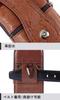 Smartphone Belt Gadget Genuine Travel Shoulder Vertical for Commuting Men's Pouch, Pouch, Pouch, Leather, Pouch, Bag, Lightweight, Design, (Brown)
