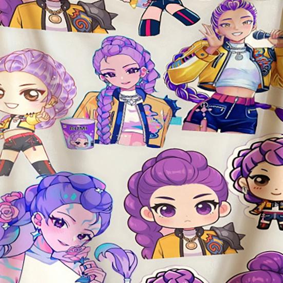 Hunter Girls Blanket Cozy Flannel Machine Washable Anime Throw Blanket Print Blanket for Kids Sofa Couch