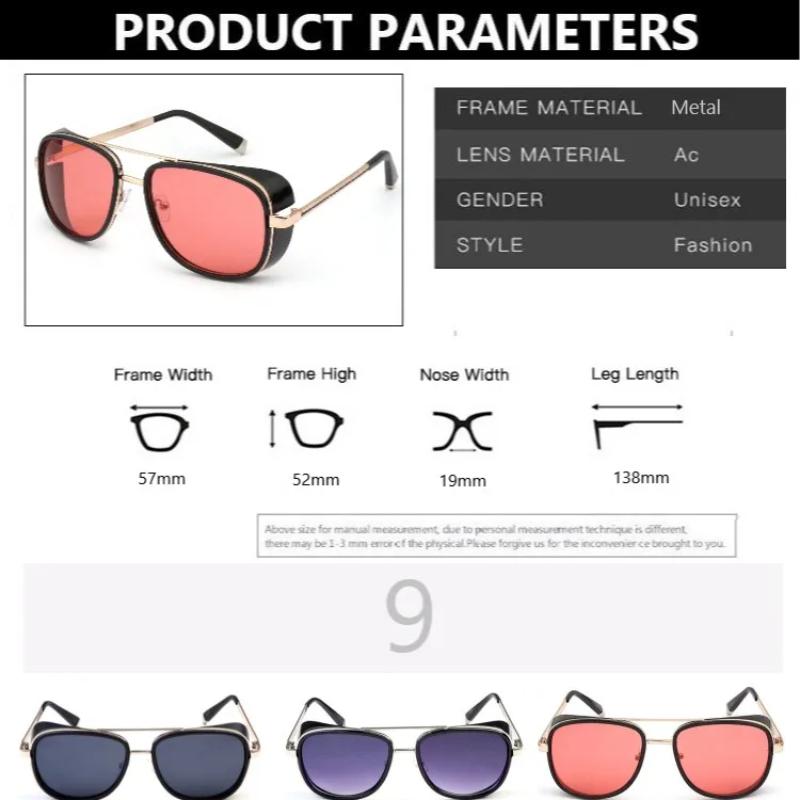 Steampunk Sunglasses Men Brand Mirror Designer Sun Glasses for Women Punk Vintage Red Sunglasses UV400 Lentes  Mujer