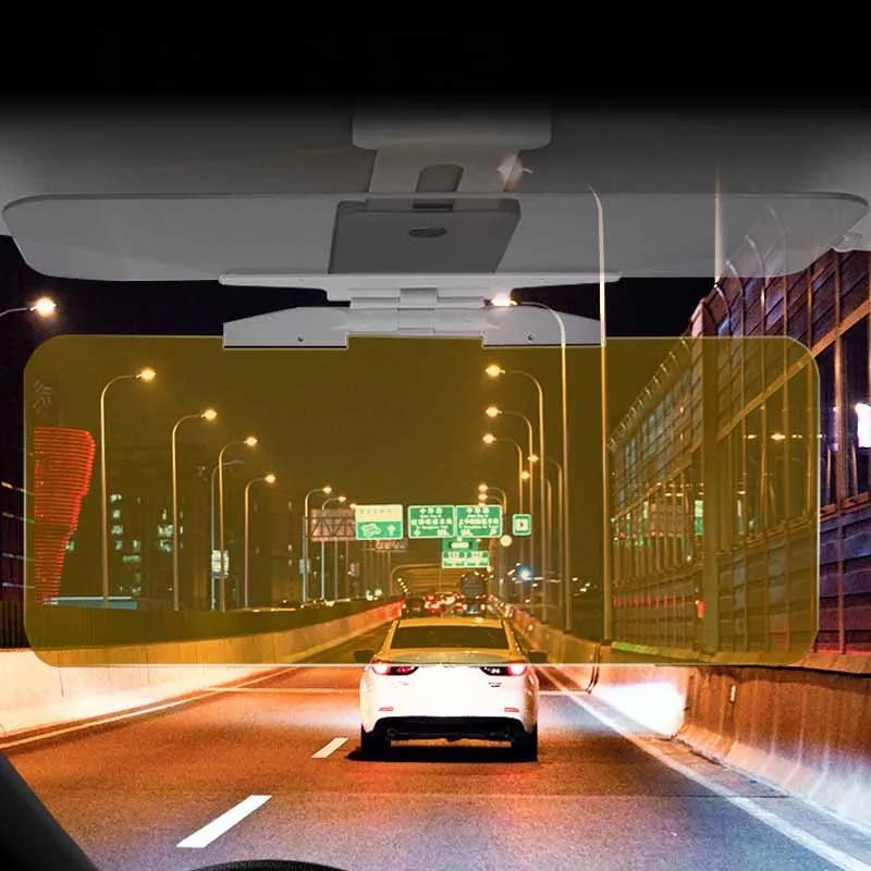 2 In 1 Car Sun Visor Goggle Night Vision Driving HD Anti Sunlight Dazzling Day Mirror Anti-UV Auto Interior Mirrors Sunshades