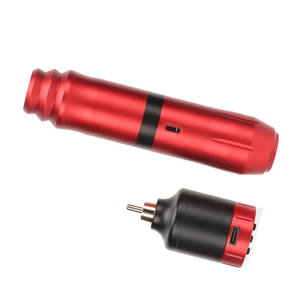 Tattoo Pen Machine Kit with 1300mAh Power Supply Clip Cord Connector Wireless Tattoo Pen Kit