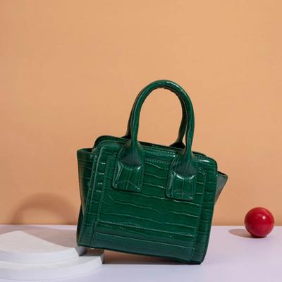 Fashion Crocodile Pattern Women's Small Handbag Brand Designer Ladies Square Shoulder Bag Luxury PU Leather Crossbody Bag Female