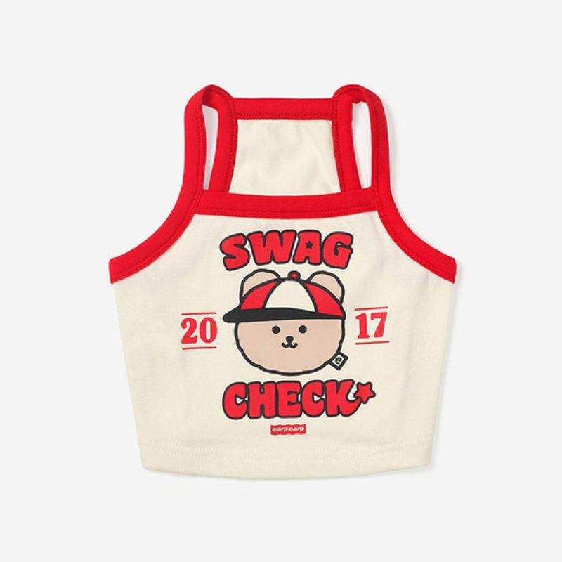 KINIKINI [Kinikini X Up Up] SWAG COVY CROP TOP-RED (Crop Top)