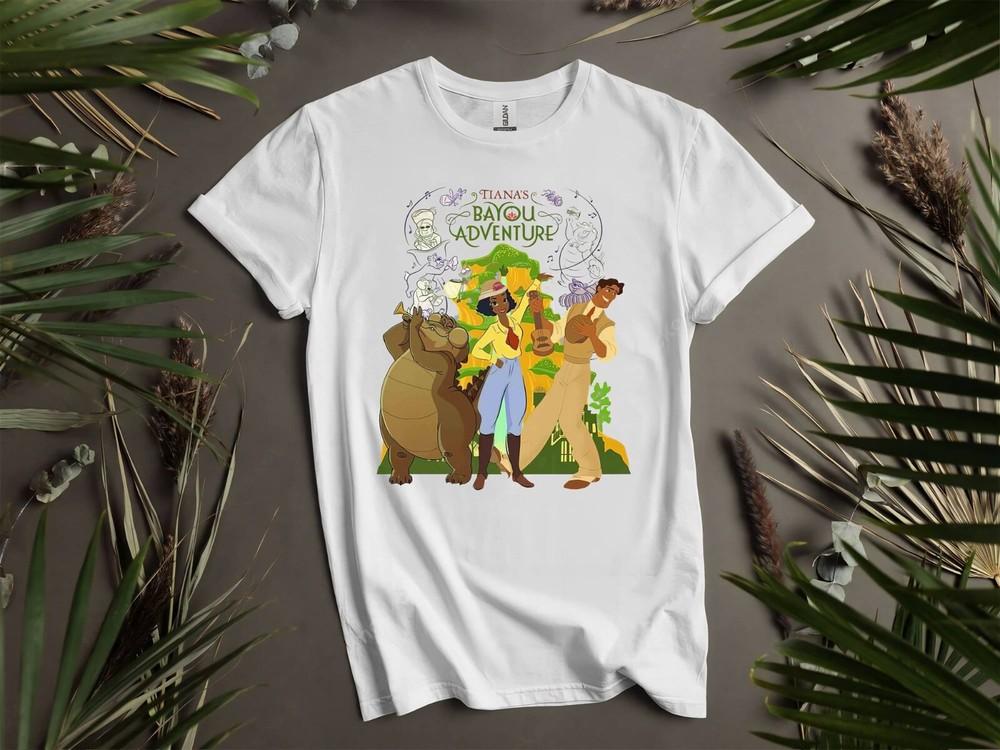 

Футболка для пары Tiana s Bayou Adventure Футболка Мужская Женская Унисекс Футболка K805 M