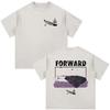 Forward Observations Group Skeleton Vintage Washed Tshirt Men Women Clothing Fashion Retro Oversized Casual T Shirt Streetwear