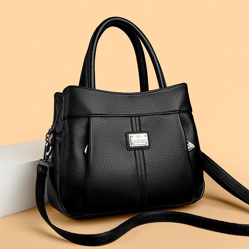 Ladies' Large-capacity Single-shoulder Crossbody Multi-layer Multi-functional Handbag Casually