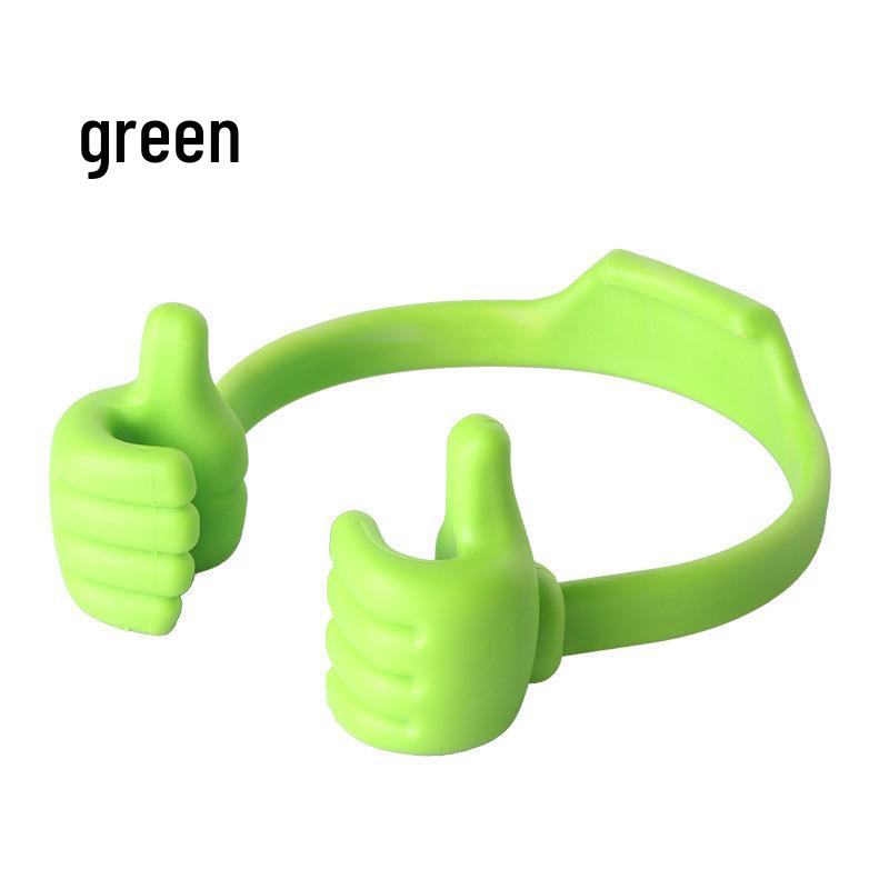 Creative Thumb Holder: Portable Desktop Tablet & Phone Stand for Lazy Users