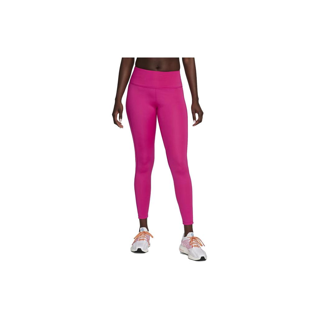 Nike Fast Logo Print Slim Fit Leggings Women Leggings Magenta FB4656-615