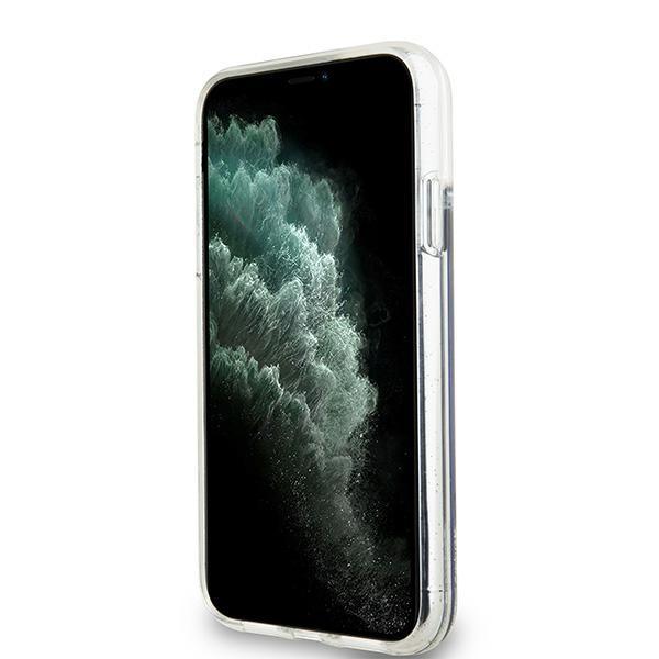 Dkny Dkhcn61Lbnaek Iphone 11 / Xr 6.1Czarny/Black Twarde Etui Płynny Brokat Duże Logo