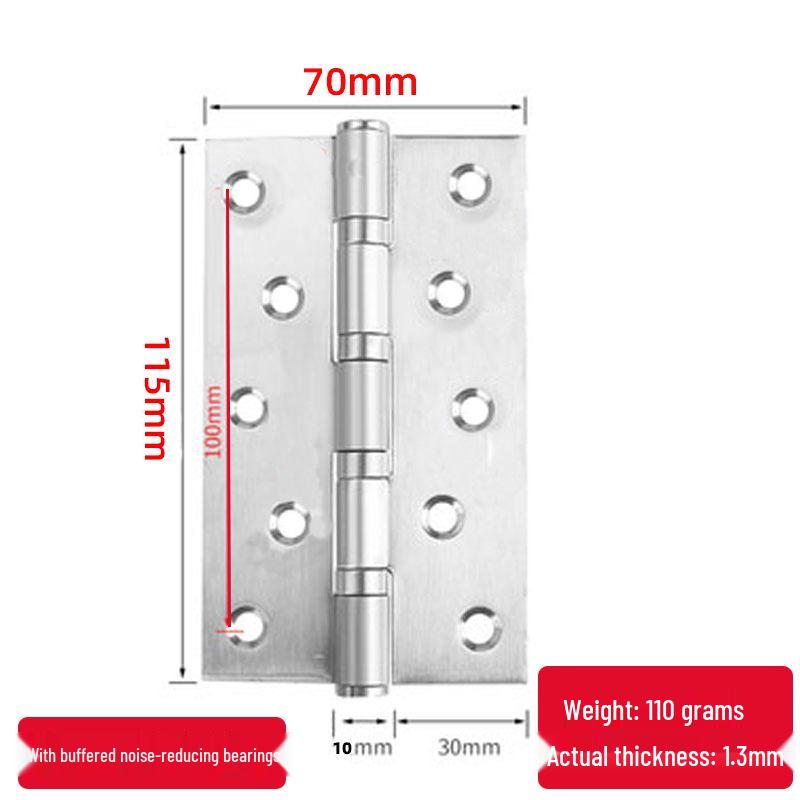 Stainless Steel Folding Casement Hinge for Doors, Windows, Wooden Boxes & Luggage (1-4 inches)