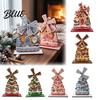 Kerstcadeau voor Familie Houten Windmolen Ornament Decoratief Ambacht met Draaiende Traditionele Feestdagen Decor Bladen Handgemaakt Beeldje Huis