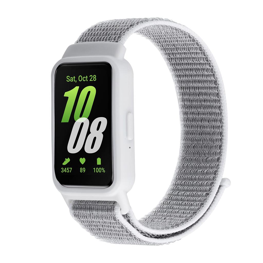Case+Nylon Loop for Samsung Galaxy Fit 3 Strap Accessories Breathable Adjustable Replacement Correa Bracelet Galaxy Fit3 Band
