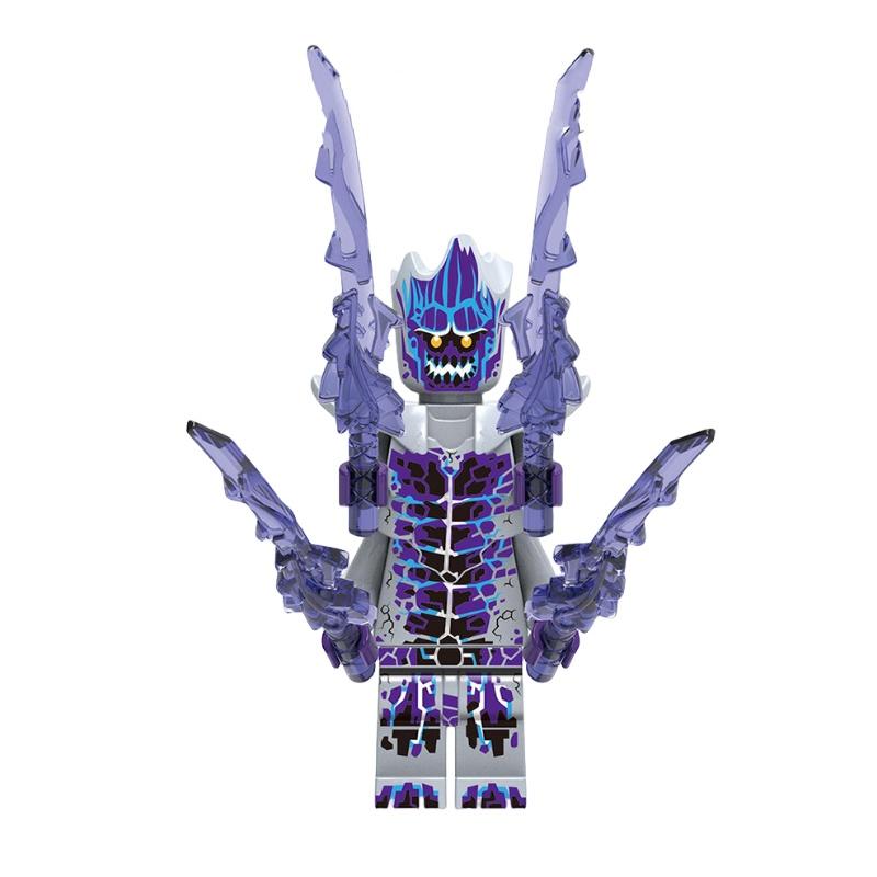 X0285 Evil Dwarf Mechanical Virus Soldier Building Blocks Toy Diy Abs Material Non-electric