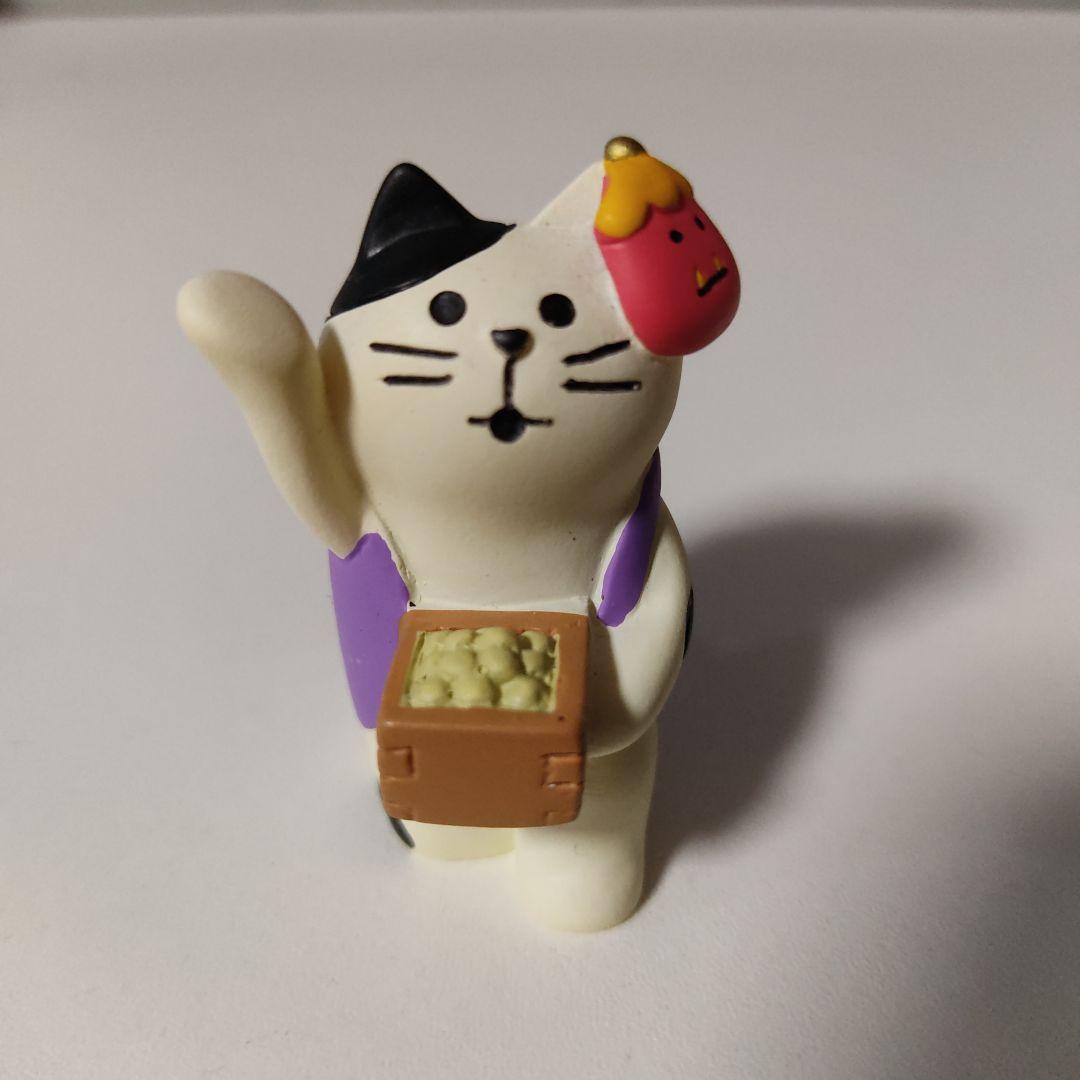 

[USED] Concomble Decor Bean-Throwing Cat Setsubun Series Chilling Mascot