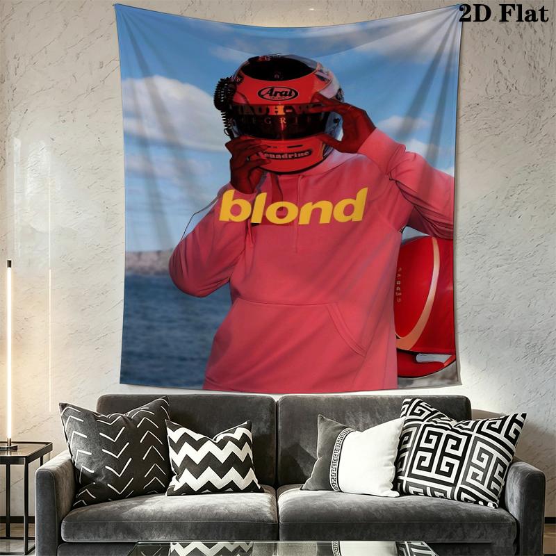 Frank Ocean Wandteppich Ästhetischer Wandbehang Bedruckte Stoffdecke Dekorative Wandteppiche für Schlafzimmer Wohnzimmer Heimdekoration