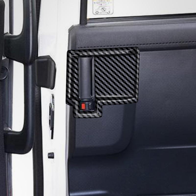 For TOYOTA ROOMY    2024 ABS Black Interior Middle Door Handle Catch Bowl Panel Cover Trim Protector Accessories