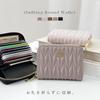 Mini Large Card Coin Wallet, Bifold, Capacity, Case, Accordion-Style, Slim, Purse, Compact, Small, Women's (Pink)
