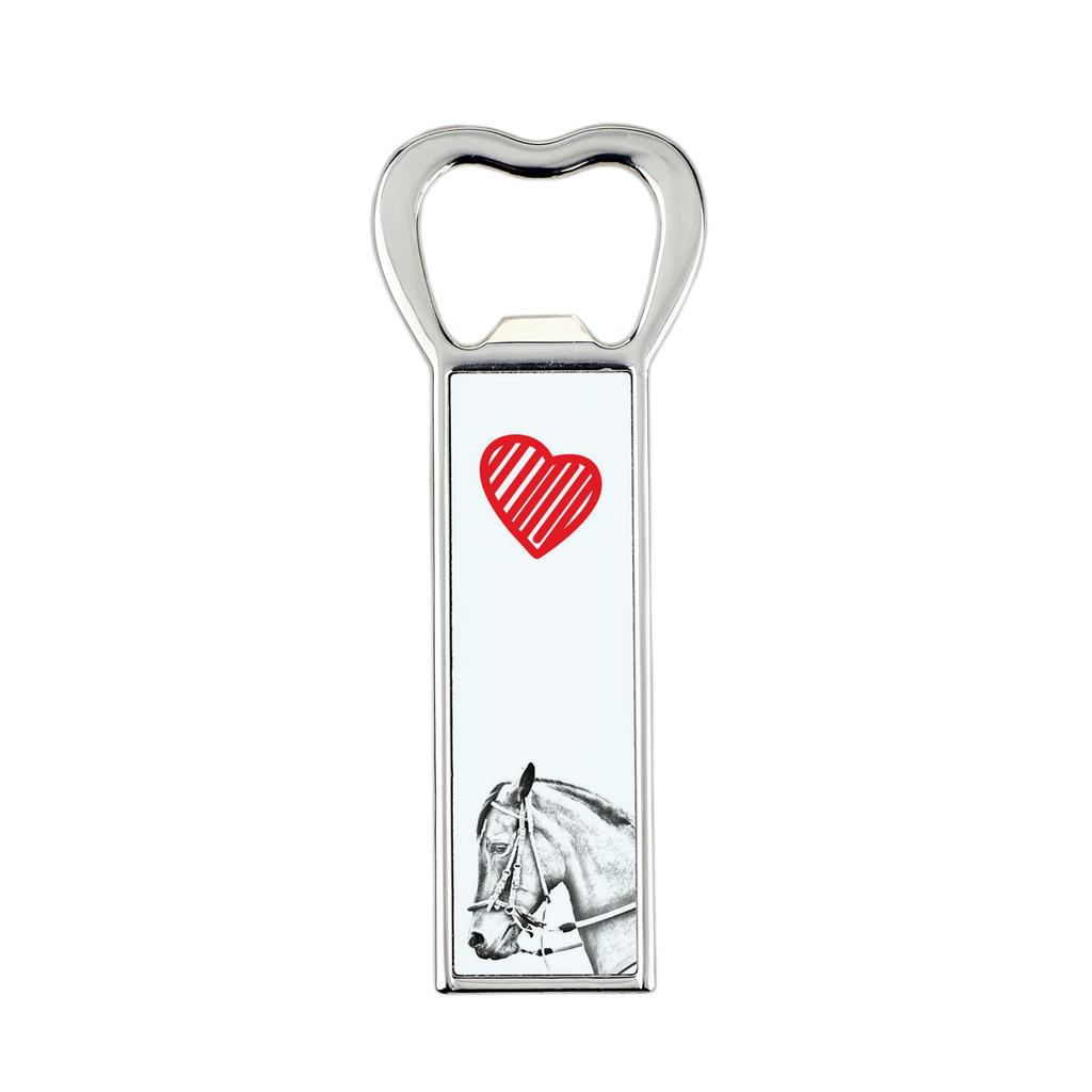 Paso Fino – Bottle opener with a horse, personalized fridge magnet bottle opener | Art-Dog