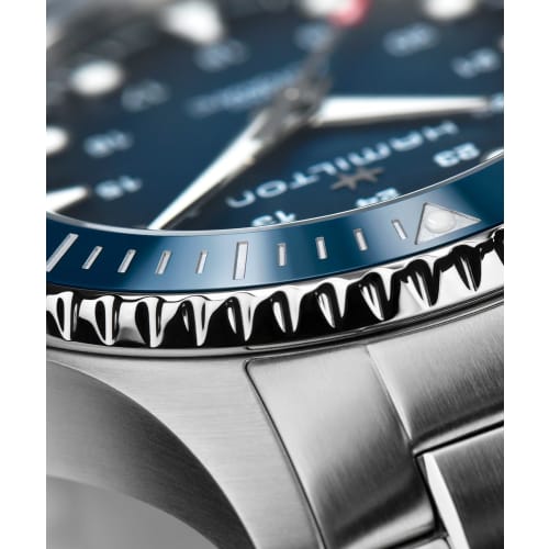 Hamilton H82505140 Khaki Navy Scuba Automatic Men's Watch with Official Warranty [Official Import]