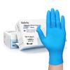 Kaileshuh Blue Nitrile Disposable Gloves for Food, Kitchen, Beauty, and Cleaning - Waterproof and Thickened.