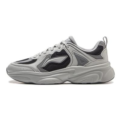 Li Ning Milk Coconut Versatile Retro Thick Sole Fashion Trend Shock Absorption Non-Slip Wear-Resistant Support Low-Top Dad Shoes AGCV403-2