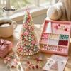 Handmade Gift for Craft Lovers DIY Beaded Tree Kit Adults, Christmas Bead Kit, Ornament Crafting Set 3D Holiday Tabletop Mantel Decoration Festive