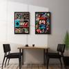 Pixel Gaming Game Boy Poster Leinwanddruck Gamer Leben Gamer Liebe Heimzimmerdeko Gaming-Zimmer Jungenzimmer Ästhetische Wanddeko